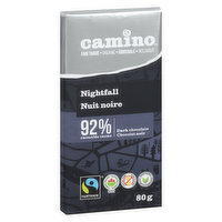 Camino - Dark Chocolate Bar - Nightfall, 80 Gram