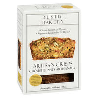 Rustic Bakery - Artisan Crisps - Citrus, Ginger, & Thyme, 141 Gram