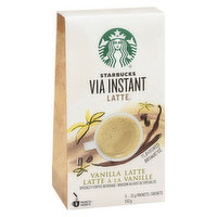 Starbucks Starbucks - Coffee Via Instant -  Vanilla Latte, 5 Each