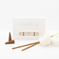 Simplicity Candles - Tealights 6 Pack Nag Champa, 1 Each