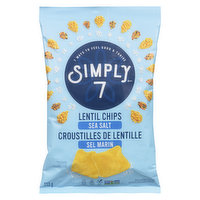 Simply 7 - Lentil Chips - Sea Salt, 113 Gram