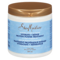 Shea Moisture - Hydrate + Repair Protein Power Treatment, Honey & Yogurt, 237 Millilitre