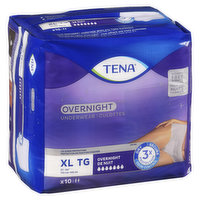 Tena - Womens Protection Underwear - Overnight XL, 10 Each