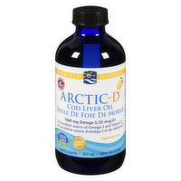 Nordic Naturals - Arctic-D Cod Liver Oil Lemon, 237 Millilitre