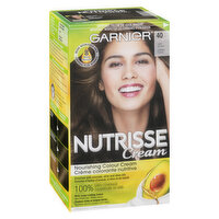 Garnier - Nutrisse Cream - Dark Brown Shade 40, 1 Each