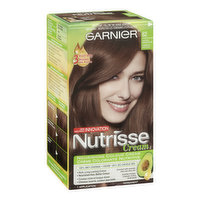 Garnier - Nutrisse Cream - Light Pearl Mahogany Brown, 1 Each