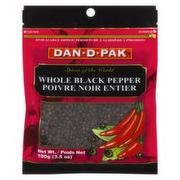 Dan-D Pak - Pepper Whole Black, 100 Gram