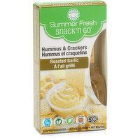 Summer Fresh - Snack'n Go Roasted Garlic Hummus& Flatbread, 83 Gram