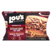 Lou's Kitchen - Shaved Beef Au Jus, 400 Gram