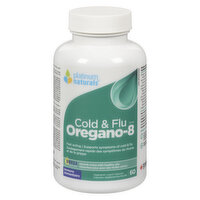 Platinum Naturals - Oregano 8 Cold & Flu, 60 Each