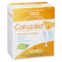 Boiron - Coryzalia Cold Medicine, 15 Each