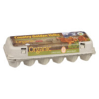 Country Golden Yolks - Country Golden Orgnc Large Eggs, 12 Each
