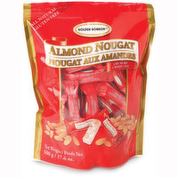 GOLDEN BONBON - Almond Nougat Crunchy, 500 Gram