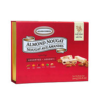 GOLDEN BONBON - Assorted Almond Nougat Gift Box, 300 Gram