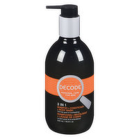 Decode - 3 in 1 Shampoo Wash & Conditioner, 500 Millilitre