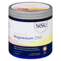 Sisu - Magnesium 250 Relaxation Blend Raspberry Lemon, 133 Gram