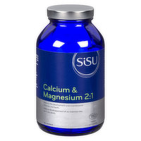 Sisu - Calcium & Magnesium 2:1 with Vitamin D2, 180 Each