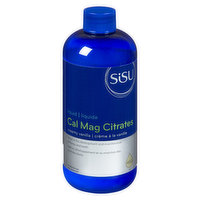 Sisu - Cal Mag Citrates Liquid with Vitamin D3 Vanilla, 450 Millilitre