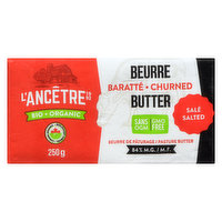 Lancetre - Butter Salted Organic 84% M.F., 250 Gram