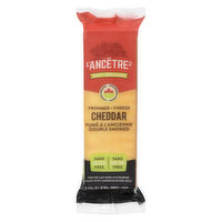 L'Ancetre - Cheddar Cheese Double Wood Smoke Organic, 190 Gram