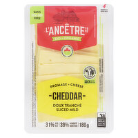 L'Ancetre - Cheddar Cheese Mild Sliced Organic, 180 Gram