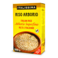 ITALISSIMA - Riso Arborio Italian Rice, 1 Kilogram
