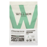 Cafe William - Medium Roast Beans Sustain, 340 Gram
