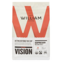 Cafe William - Espresso Medium Roast Beans Vision, 340 Gram