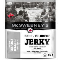 McSweeney's - Beef Jerky Cracked Black Pepper, 80 Gram