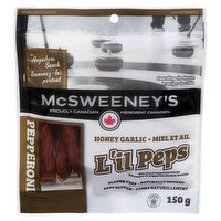 McSweeney's - L'il Peps Bite Size Pepperoni Stick - Honey Garlic, 150 Gram