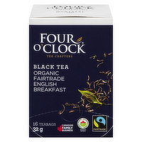 Four O'clock Tea - Tea Black Breakfast Black, 16 Each