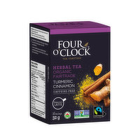 Four O'clock Tea - Tea Herbal Turmeric Cinnamon, 16 Each