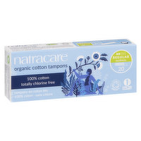 Natracare - Tampons Cotton Regular, 20 Each