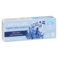 Natracare - Organic Cotton Tampons Super, 20 Each