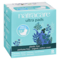 Natracare - Ultra Pads - Super, 12 Each