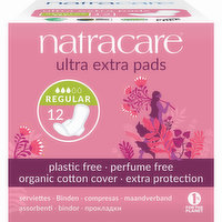 Natracare - Ultra Extra Pads Normal, 12 Each