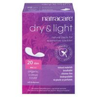 Natracare - Pads Dry & Light Incontinence Slim, 20 Each