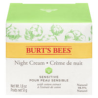Burt's Bees - Sensitive Night Cream, 50 Gram