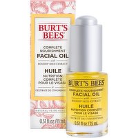 Burt's Bees - Complete Nourishment Facial Oil w/ Rosehip Extract, 15 Millilitre