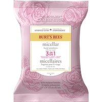 Burts Bees - Micellar Rose Towlette, 30 Each