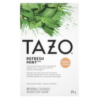 Tazo - Herbal Refresh Mint Tea, 20 Each