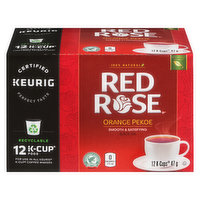 Red Rose - Orange Pekoe Tea -K-Cups, 12 Each