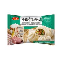 Asian Choice - Cooked Mushroom & Vegetables Buns, 510 Gram