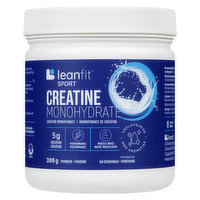 Leanfit - Creatine Monohydrate, 300 Gram