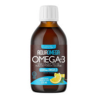 Aqua Omega - Omega 3 High EPA Lemon, 225 Millilitre
