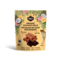 Cha's Organic - Coconut Rolls Chocolate, 100 Gram