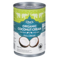 Cha's Organic - Coconut Cream Coconut Cream, 400 Millilitre