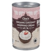 Cha's Organic - Chas Organic Coconut Whipping Cream, 400 Millilitre