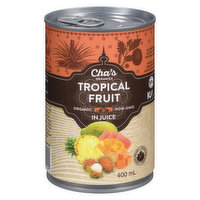 Cha's Organics - Tropical Fruit In Juice, 400 Millilitre