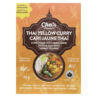 Cha's Organic - Thai Yellow Curry Paste, 55 Gram